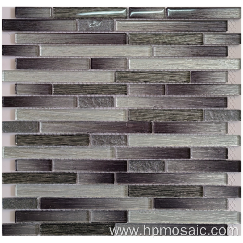 Mix Laminated Glass Mosaic Tile